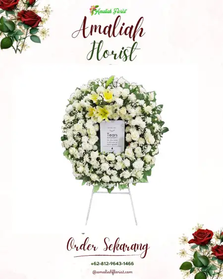 Krans Bunga Duka Donosari